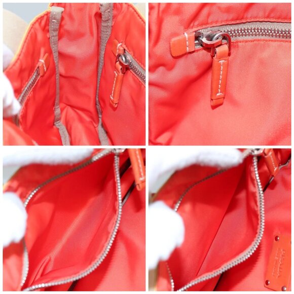 PRADA Hand Bag Nylon Yellow - Picture 15 of 15